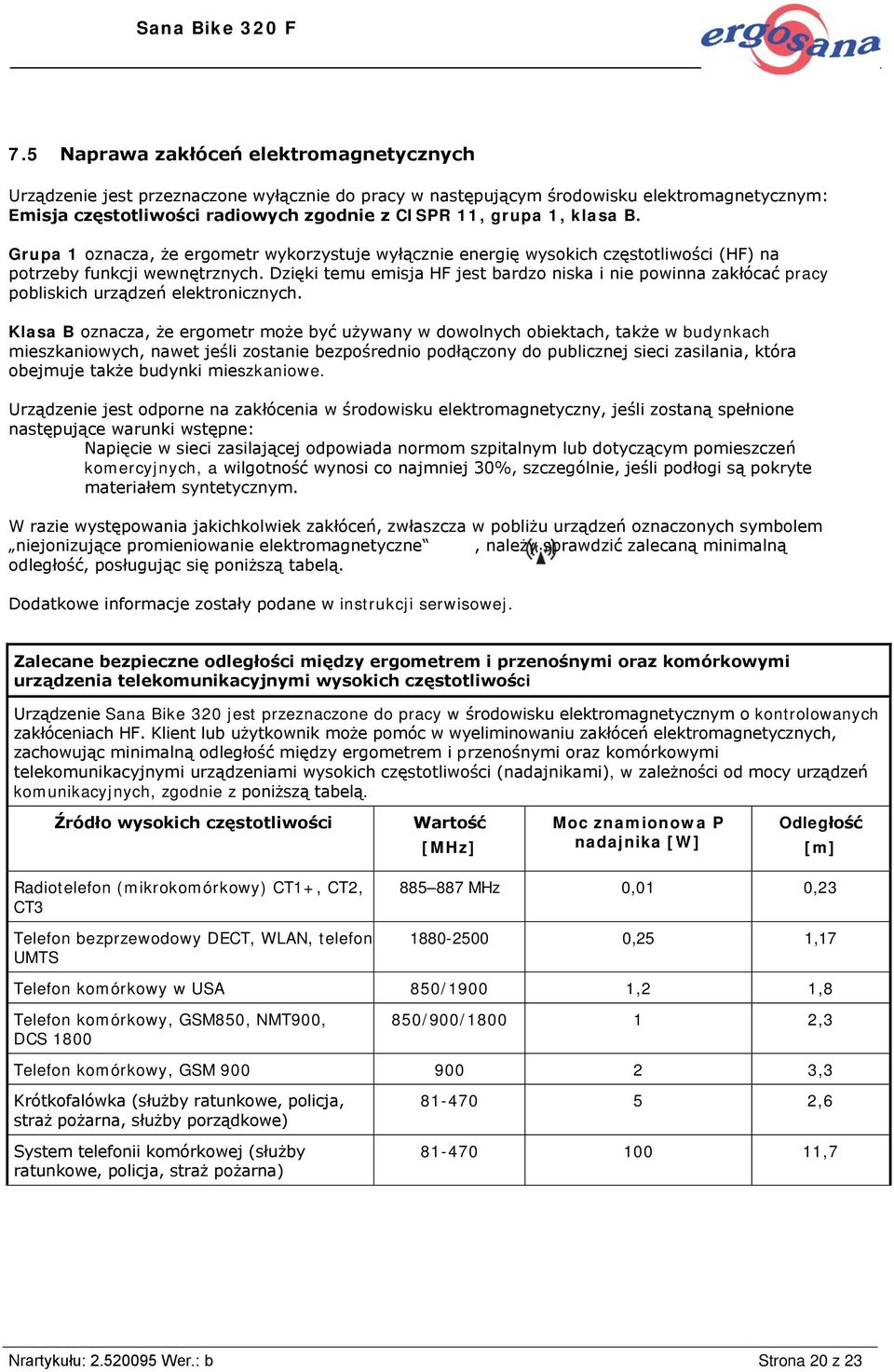 Dzięki temu emisja HF jest bardzo niska i nie powinna zakłócać pracy pobliskich urządzeń elektronicznych.