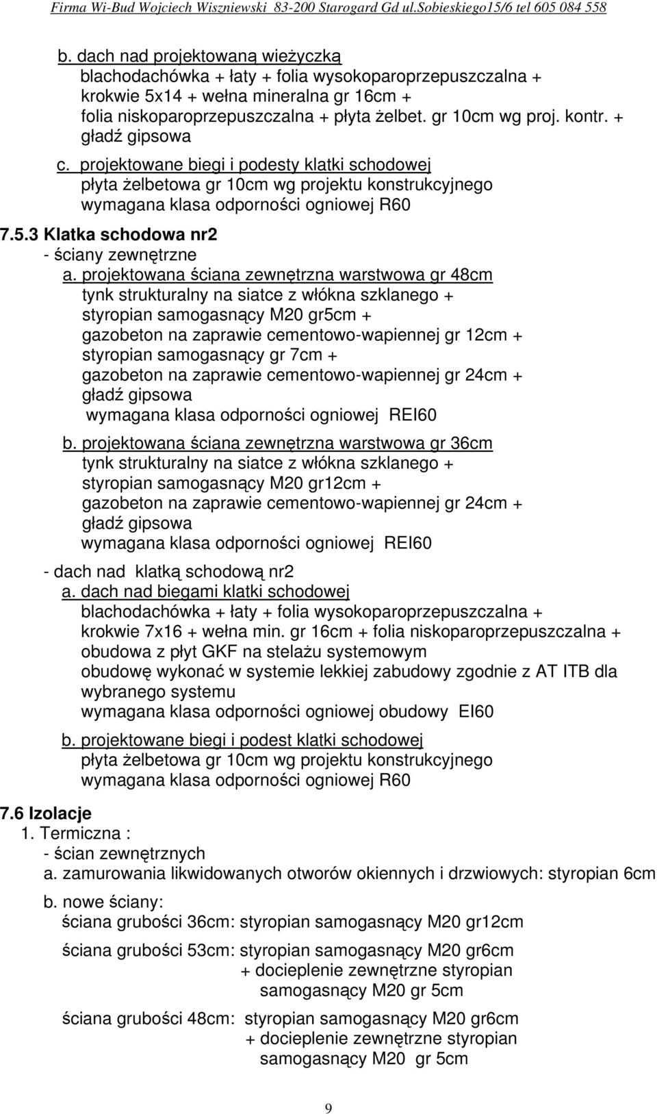 3 Klatka schodowa nr2 - ściany zewnętrzne a.