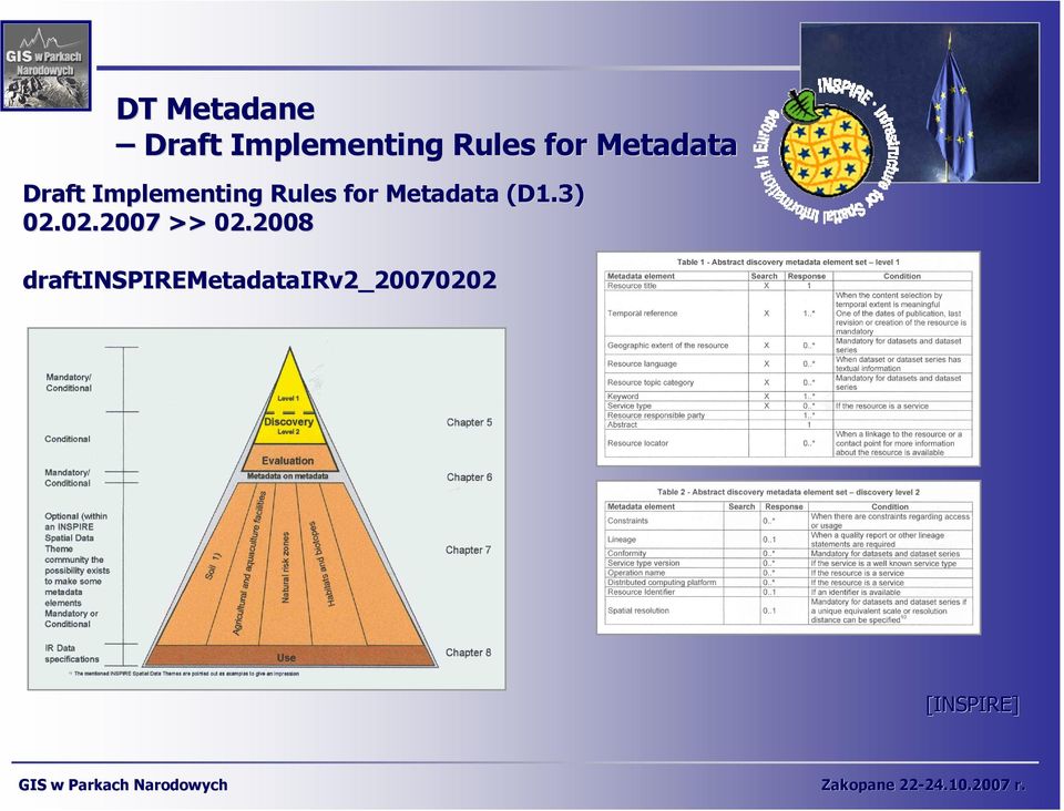 for Metadata (D1.3) 02.02.2007 >> 02.