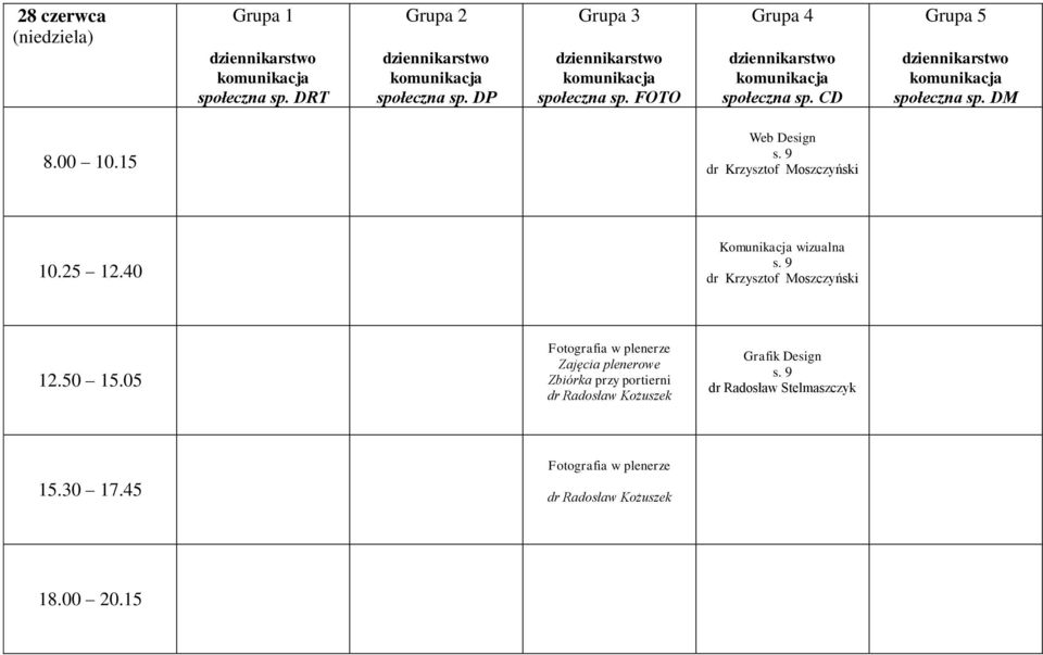 portierni dr Radosław Kożuszek Grafik Design dr