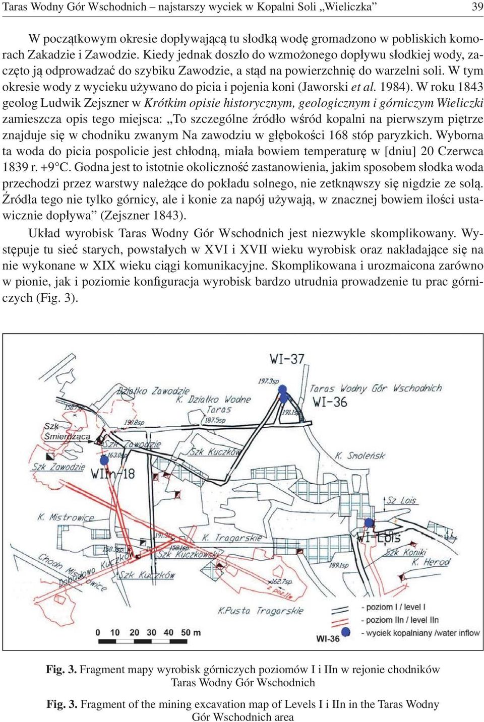 W tym okresie wody z wycieku u ywano do picia i pojenia koni (Jaworski et al. 1984).