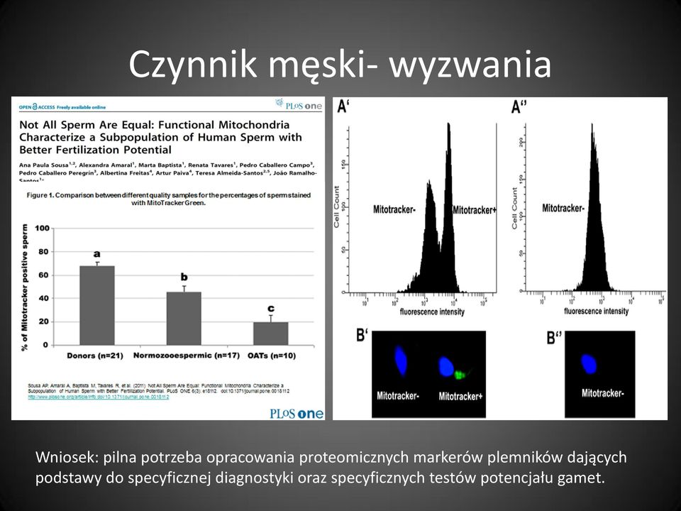 plemników dających podstawy do specyficznej