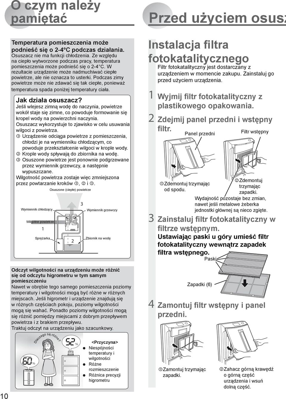 Podczas zimy powietrze może nie zdawać się tak ciepłe, ponieważ temperatura spada poniżej temperatury ciała. Jak działa osuszacz?