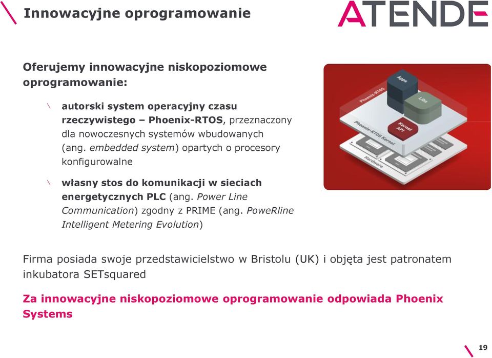 embedded system) opartych o procesory konfigurowalne własny stos do komunikacji w sieciach energetycznych PLC (ang.