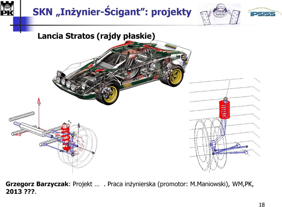 Praca inżynierska (promotor: M.