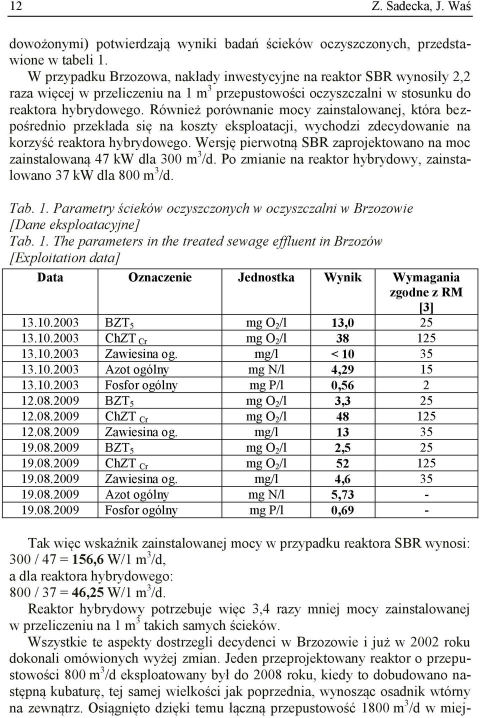 Również porównanie mocy zainstalowanej, która bezpośrednio przekłada się na koszty eksploatacji, wychodzi zdecydowanie na korzyść reaktora hybrydowego.