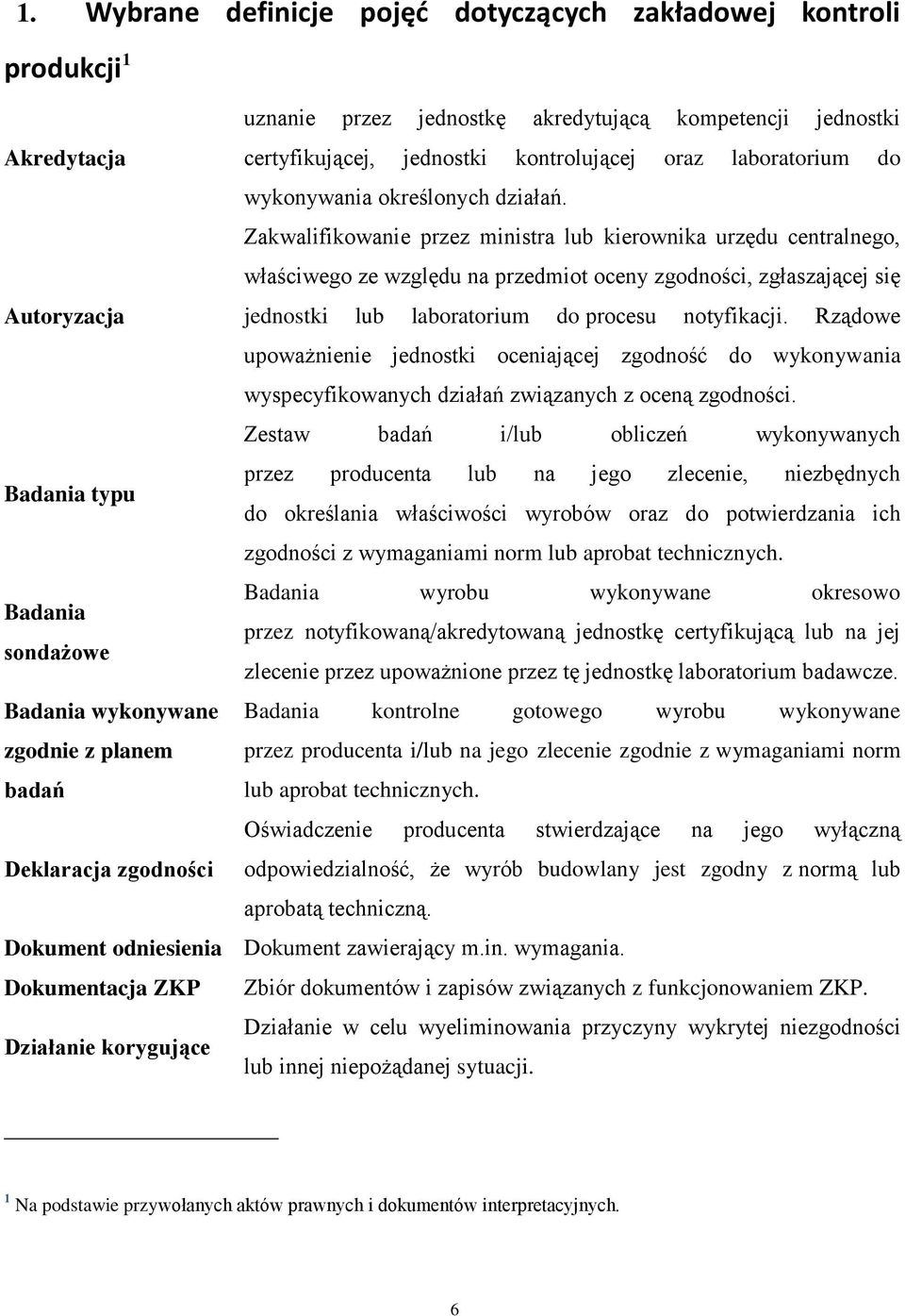 Zakwalifikowanie przez ministra lub kierownika urzędu centralnego, właściwego ze względu na przedmiot oceny zgodności, zgłaszającej się Autoryzacja jednostki lub laboratorium do procesu notyfikacji.