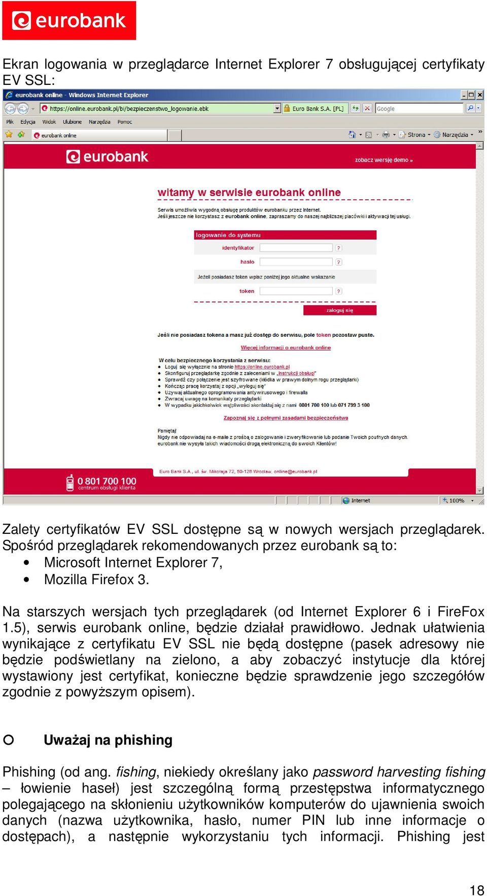 5), serwis eurobank online, będzie działał prawidłowo.