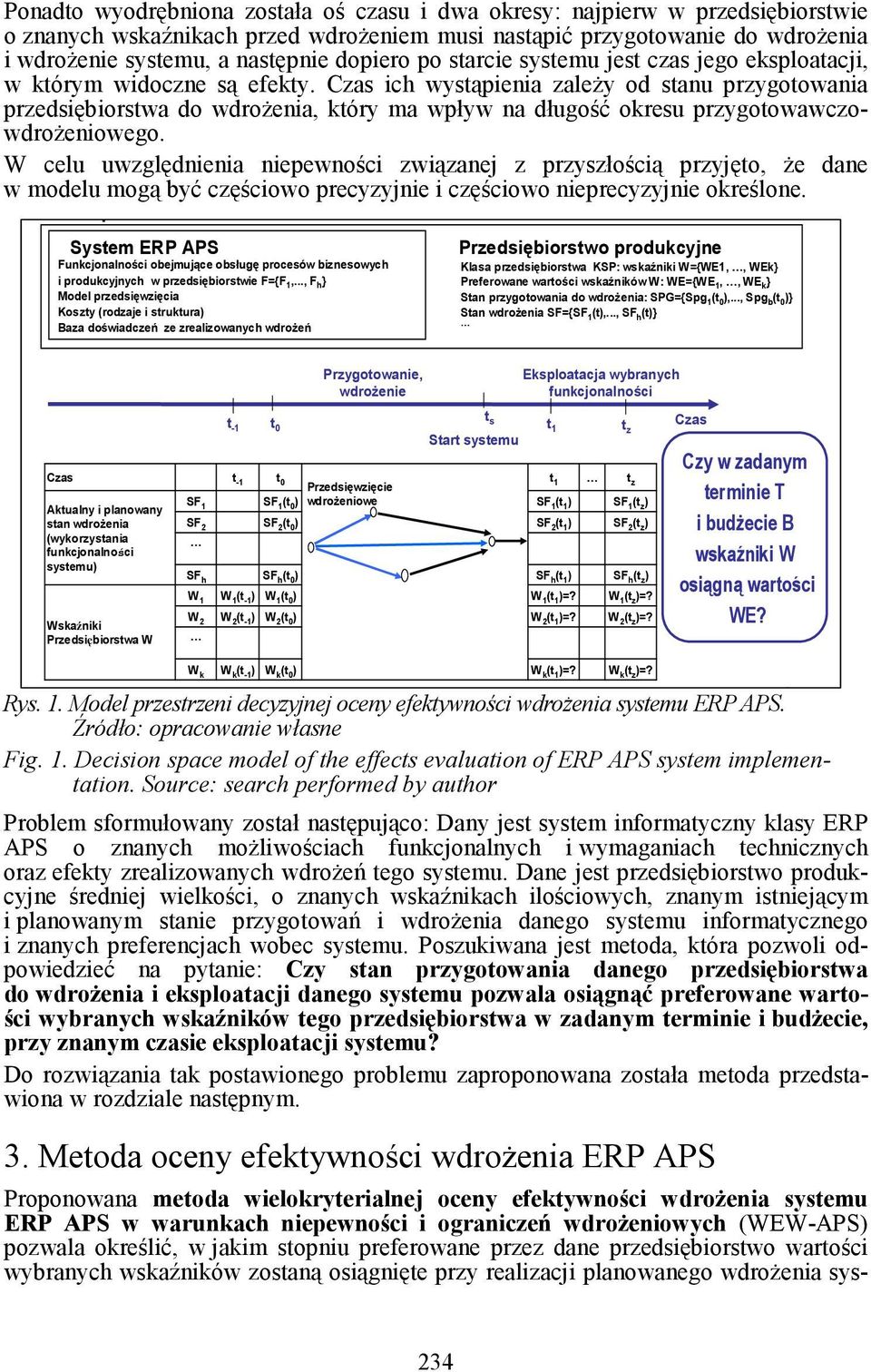 Czas ich wystąpienia zaleŝy od stanu przygotowania przedsiębiorstwa do wdroŝenia, który ma wpływ na długość okresu przygotowawczowdroŝeniowego.