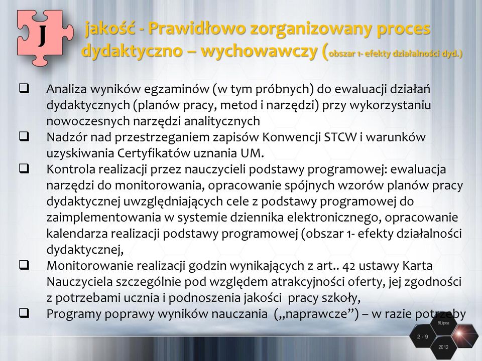 Konwencji STCW i warunków uzyskiwania Certyfikatów uznania UM.