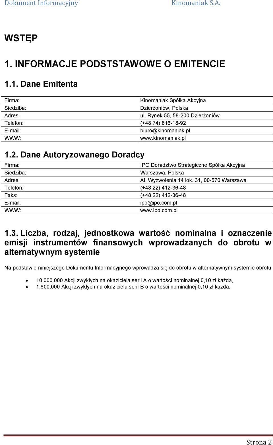 Wyzwolenia 14 lok. 31