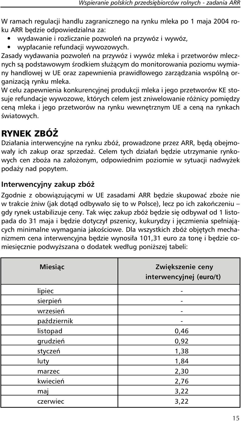 Zasady wydawania pozwoleń na przywóz i wywóz mleka i przetworów mlecznych są podstawowym środkiem służącym do monitorowania poziomu wymiany handlowej w UE oraz zapewnienia prawidłowego zarządzania