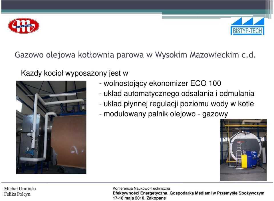100 - układ automatycznego odsalania i odmulania - układ