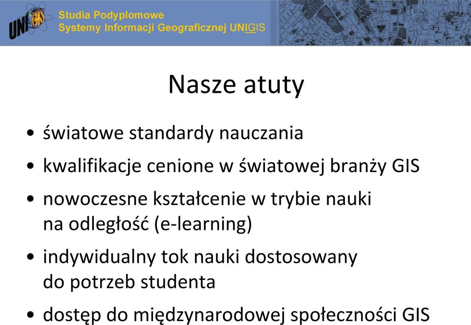 na odległość (e-learning) indywidualny tok nauki dostosowany