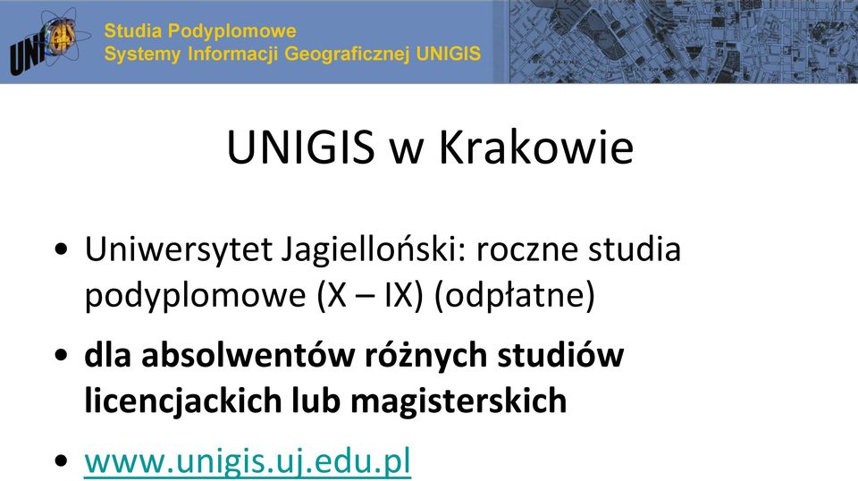 IX) (odpłatne) dla absolwentów różnych