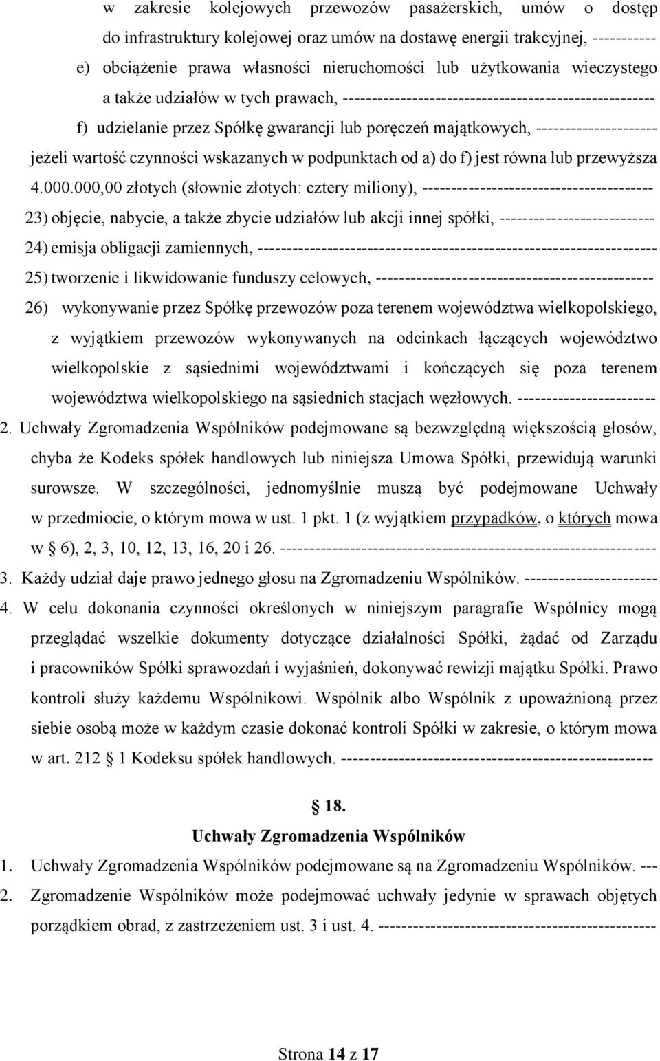 jeżeli wartość czynności wskazanych w podpunktach od a) do f) jest równa lub przewyższa 4.000.