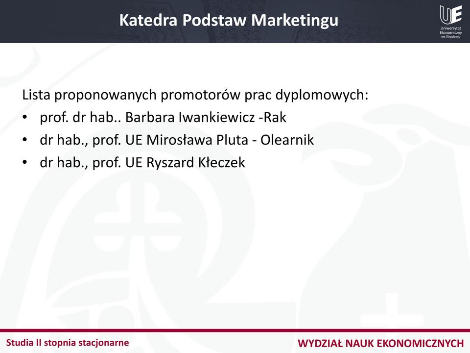 . Barbara Iwankiewicz -Rak dr hab., prof.