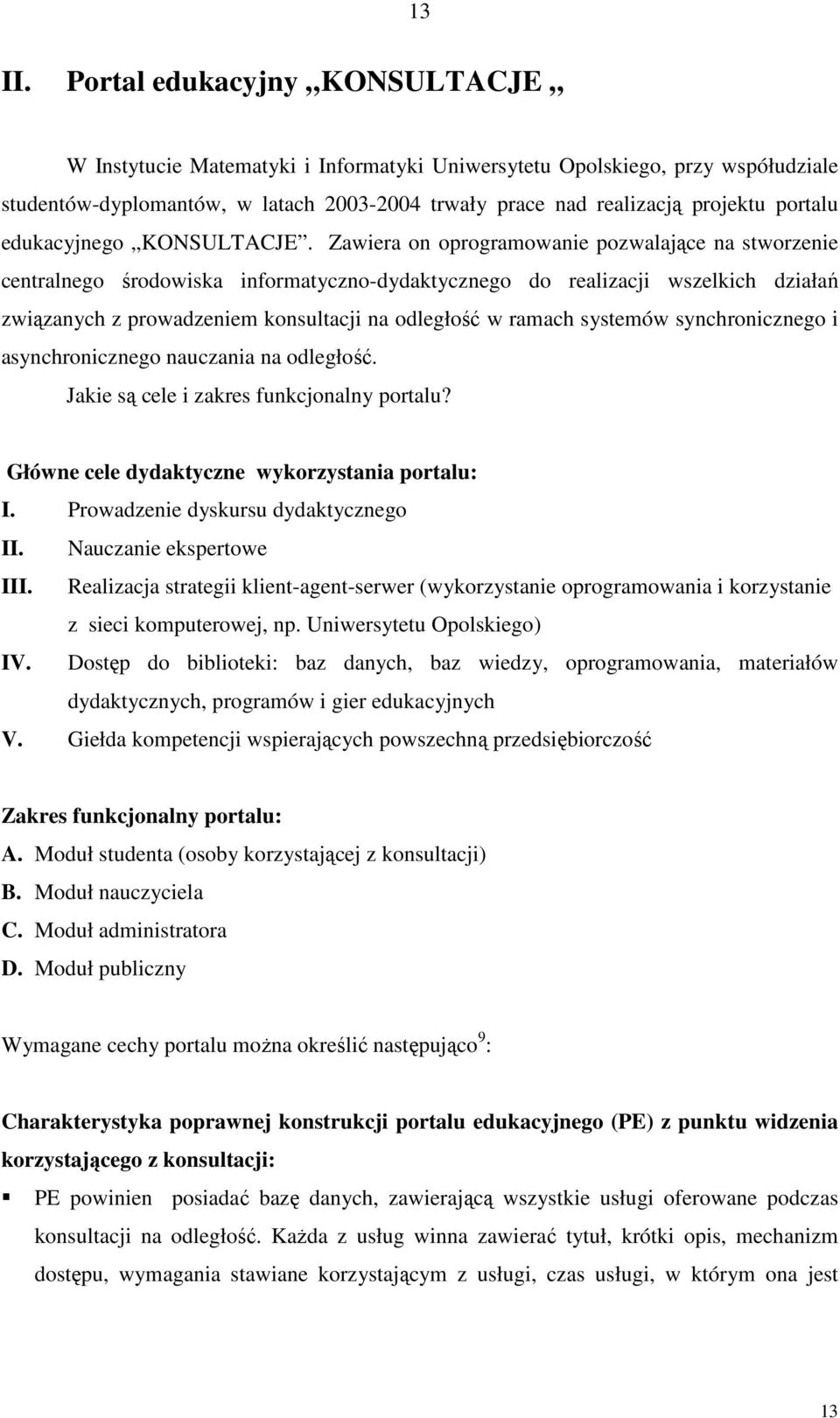 edukacyjnego KONSULTACJE.