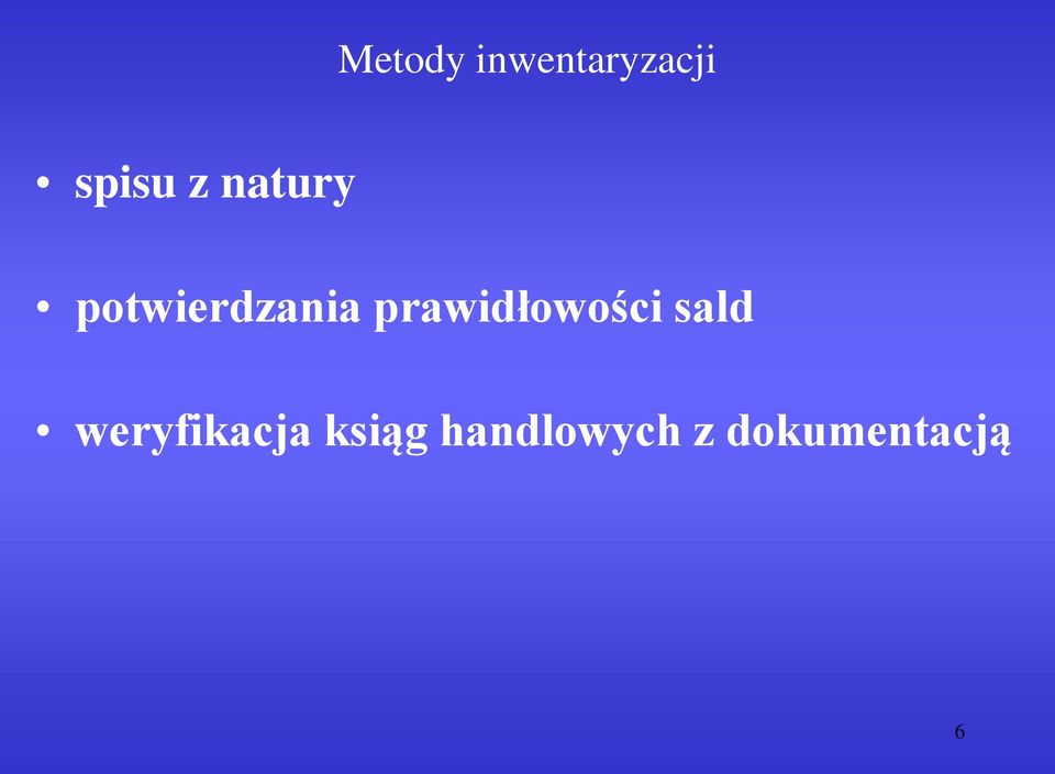 prawidłowości sald