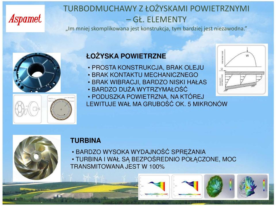 ŁOŻYSKA POWIETRZNE PROSTA KONSTRUKCJA, BRAK OLEJU BRAK KONTAKTU MECHANICZNEGO BRAK WIBRACJI, BARDZO NISKI