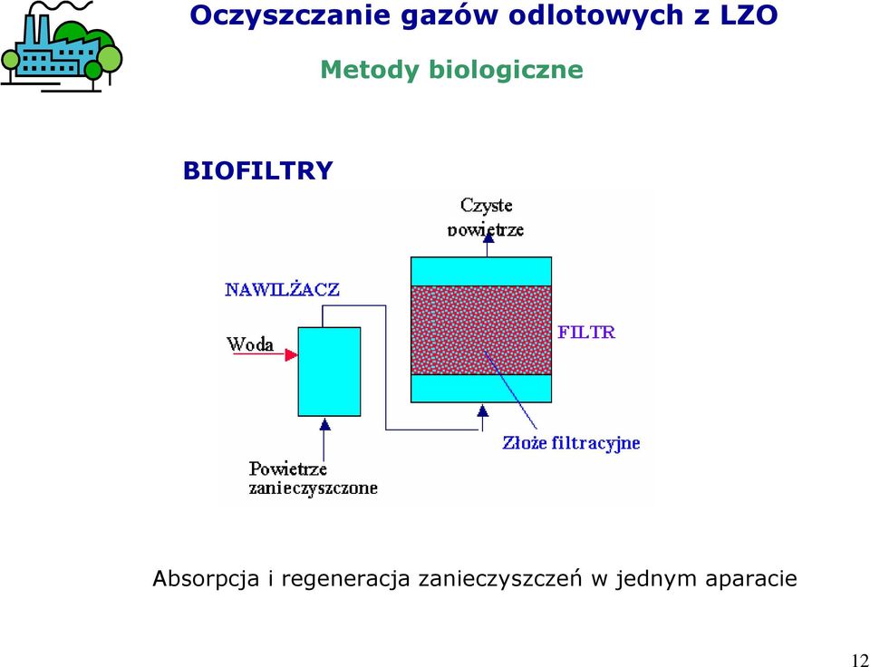 BIOFILTRY Absorpcja i