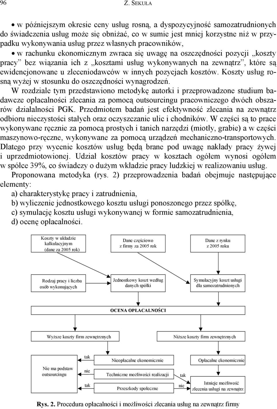 zleceniodawców w innych pozycjach kosztów. Koszty usług rosną wyżej w stosunku do oszczędności wynagrodzeń.