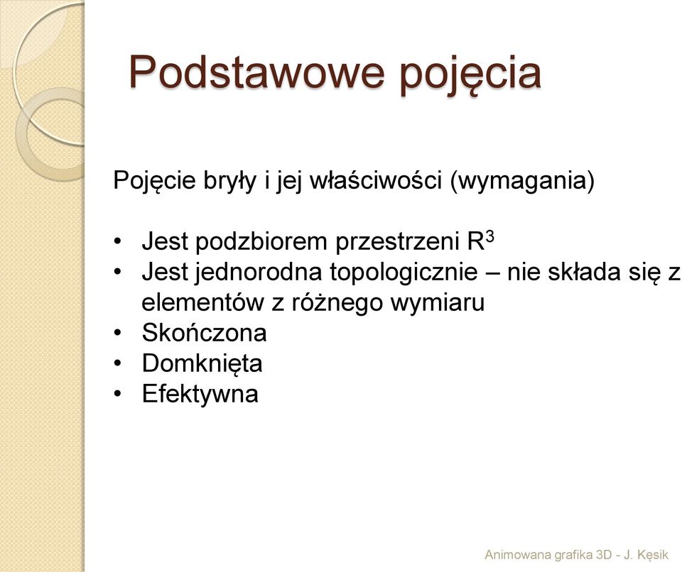 przestrzeni R 3 Jest jednorodna topologicznie nie