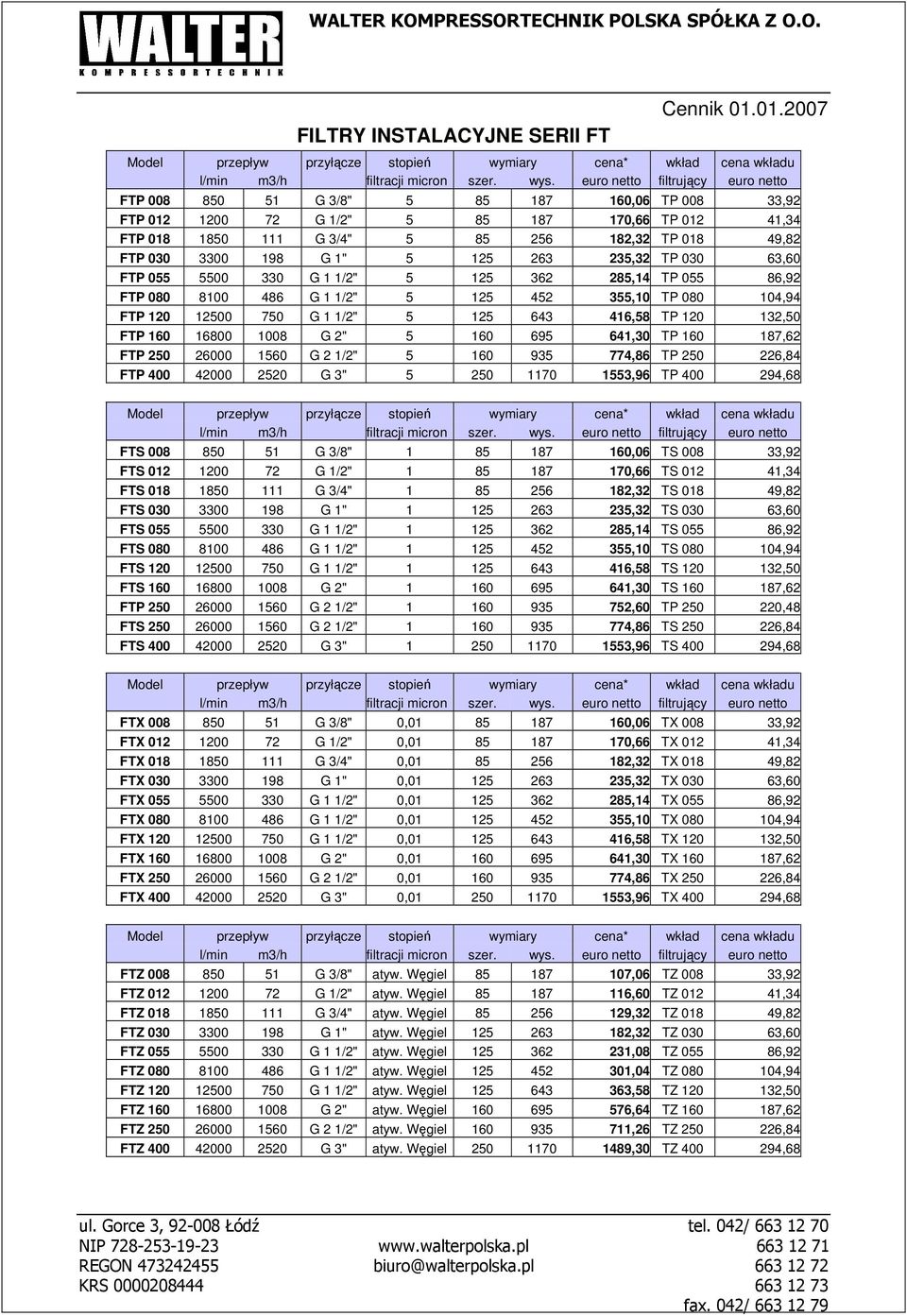 235,32 TP 030 63,60 FTP 055 5500 330 G 1 1/2" 5 125 362 285,14 TP 055 86,92 FTP 080 8100 486 G 1 1/2" 5 125 452 355,10 TP 080 104,94 FTP 120 12500 750 G 1 1/2" 5 125 643 416,58 TP 120 132,50 FTP 160