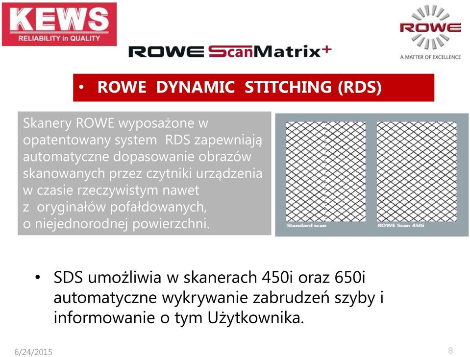 rzeczywistym nawet z oryginałów pofałdowanych, o niejednorodnej powierzchni.