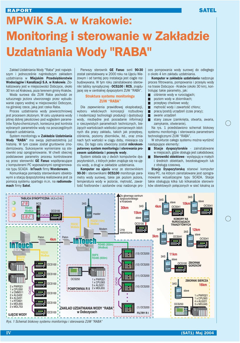 Woda surowa dla ZUW Raba pochodzi ze sztucznego jeziora utworzonego przez wybudo wanie zapory wodnej w miejscowości Dobczyce, na górskiej rzece, jaką jest rzeka Raba.