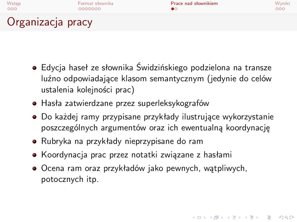 przykłady ilustrujące wykorzystanie poszczególnych argumentów oraz ich ewentualną koordynację Rubryka na przykłady