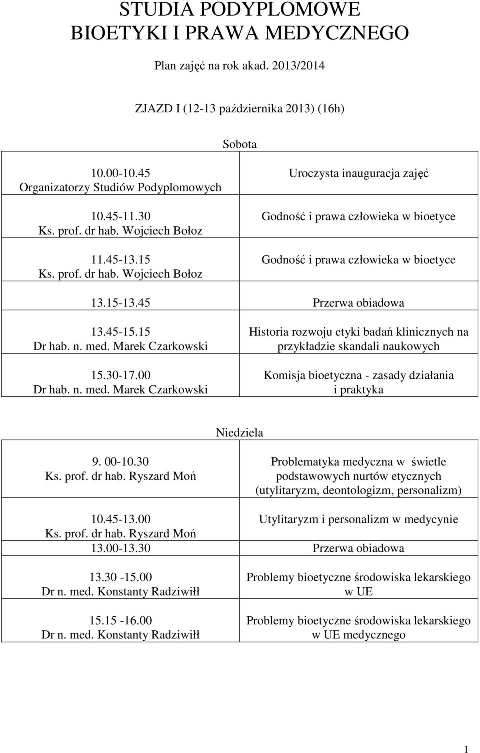 Marek Czarkowski Dr hab. n. med. Marek Czarkowski Historia rozwoju etyki badań klinicznych na przykładzie skandali naukowych Komisja bioetyczna - zasady działania i praktyka 9. 00-10.30 Ks. prof.