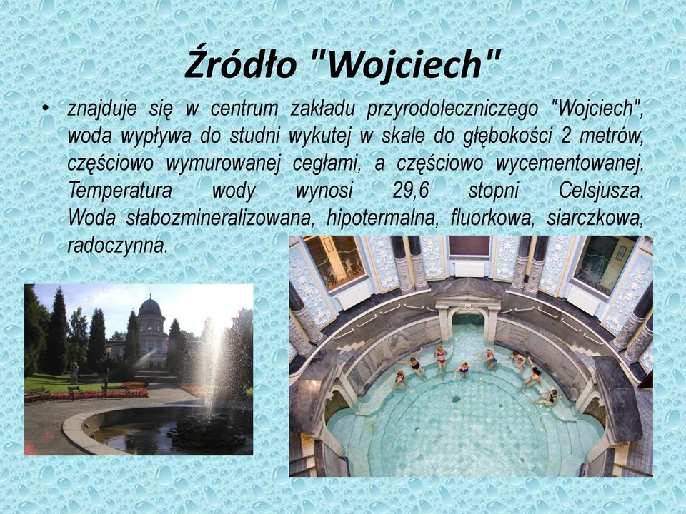 wymurowanej cegłami, a częściowo wycementowanej.