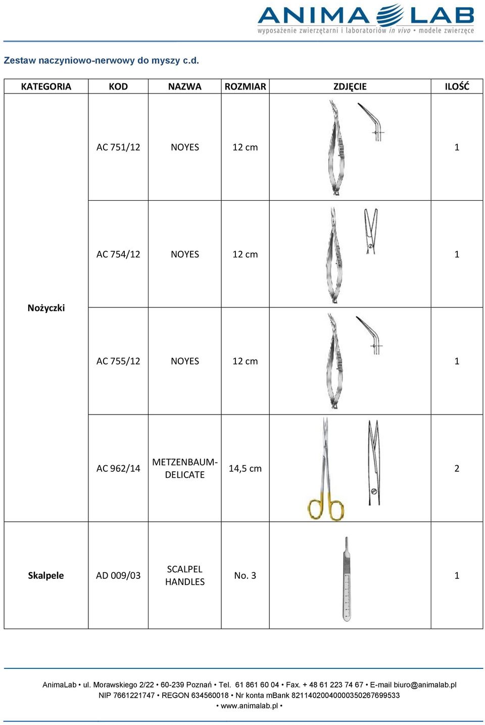 AC 751/12 NOYES 12 cm 1 AC 754/12 NOYES 12 cm 1