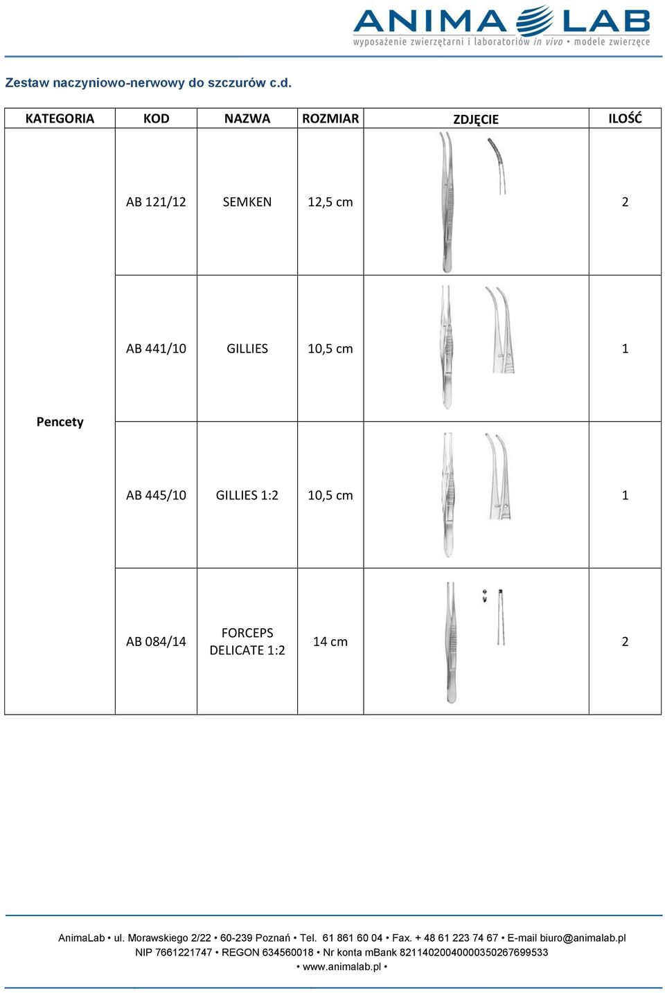 AB 121/12 SEMKEN 12,5 cm 2 AB 441/10