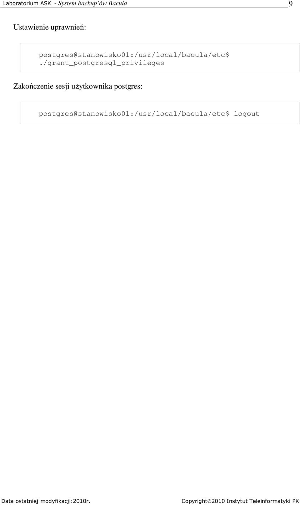 /grant_postgresql_privileges Zakończenie sesji