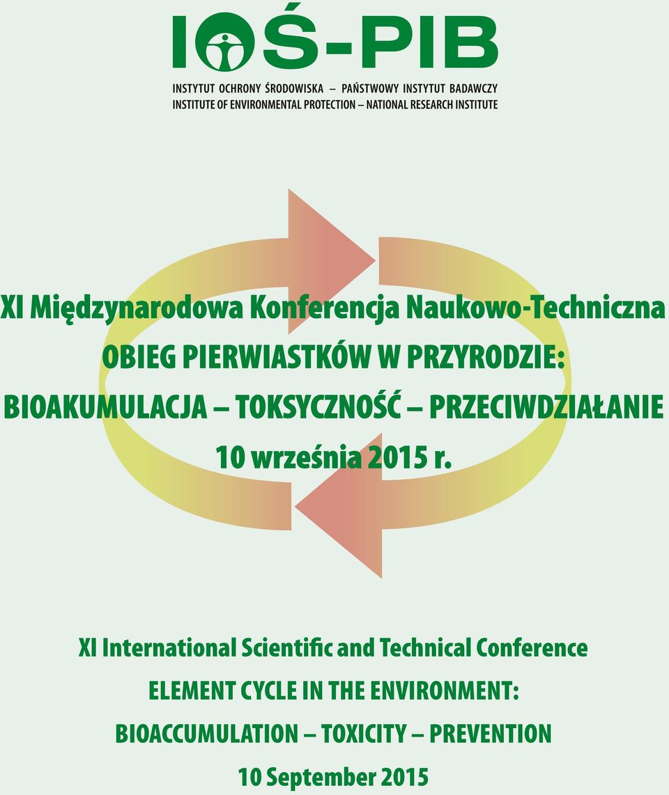 r. XI International Scientific and Technical Conference ELEMENT CYCLE