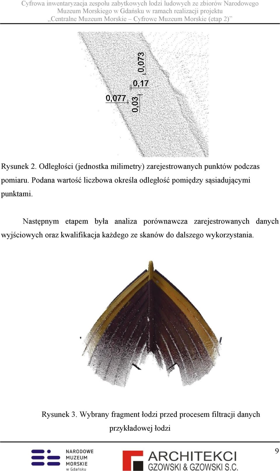 Następnym etapem była analiza porównawcza zarejestrowanych danych wyjściowych oraz kwalifikacja