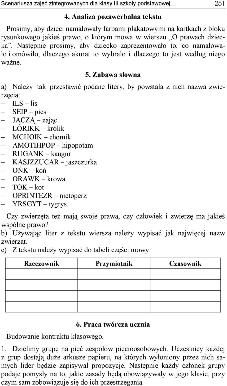 Następnie prosimy, aby dziecko zaprezentowało to, co namalowało i omówiło, dlaczego akurat to wybrało i dlaczego to jest według niego ważne. 5.