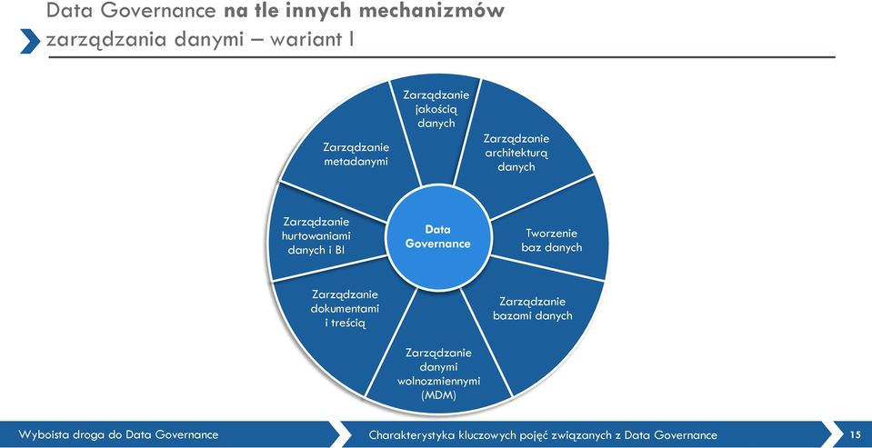 BI Data Governance Zarządzanie dokumentami i treścią Tworzenie baz danych Zarządzanie bazami