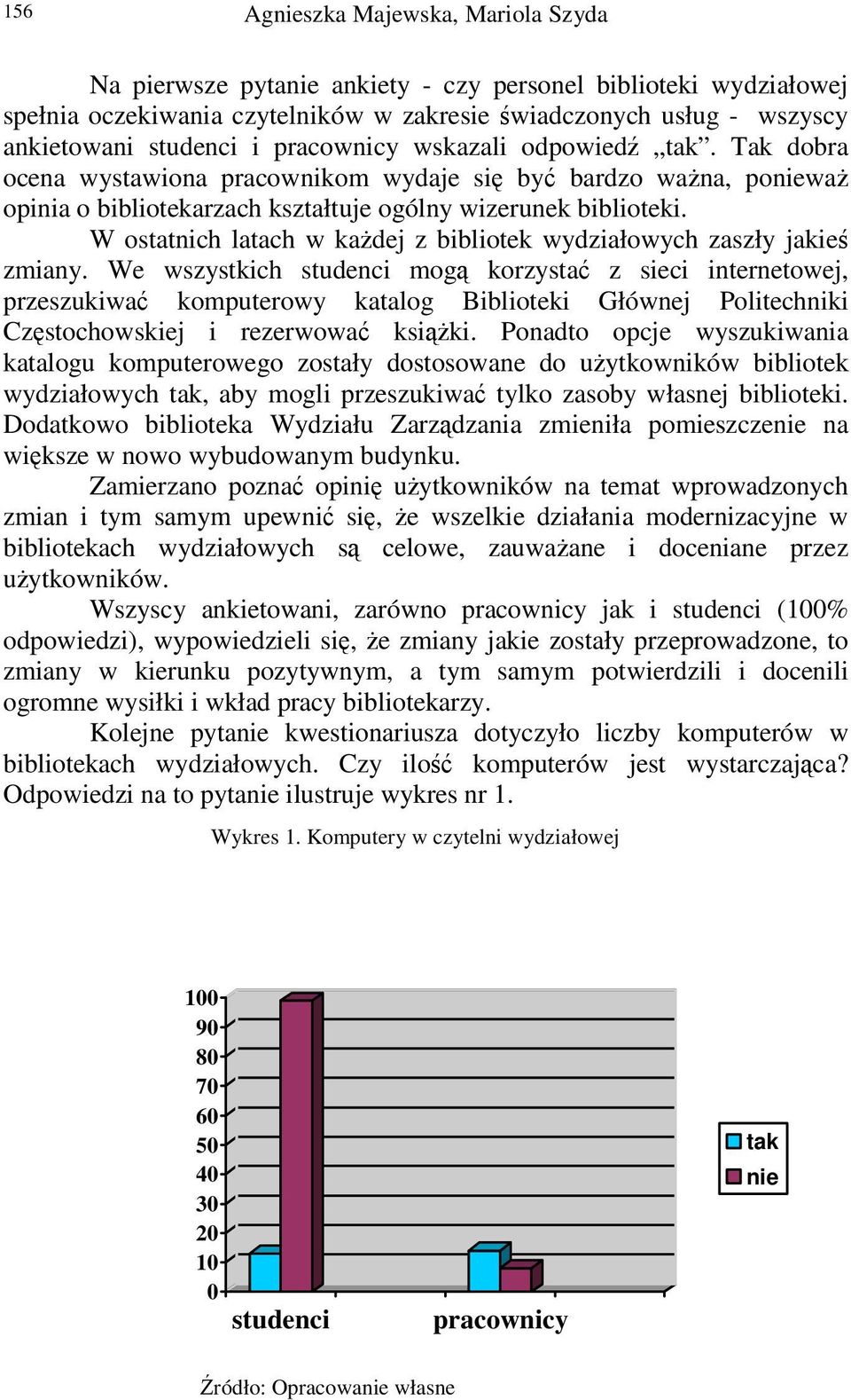 W ostatnich latach w kadej z bibliotek wydziałowych zaszły jakie zmiany.