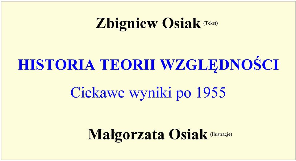 OŚCI Ciekawe wyniki po