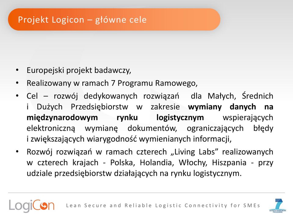 wymianę dokumentów, ograniczających błędy i zwiększających wiarygodność wymienianych informacji, Rozwój rozwiązań w ramach czterech