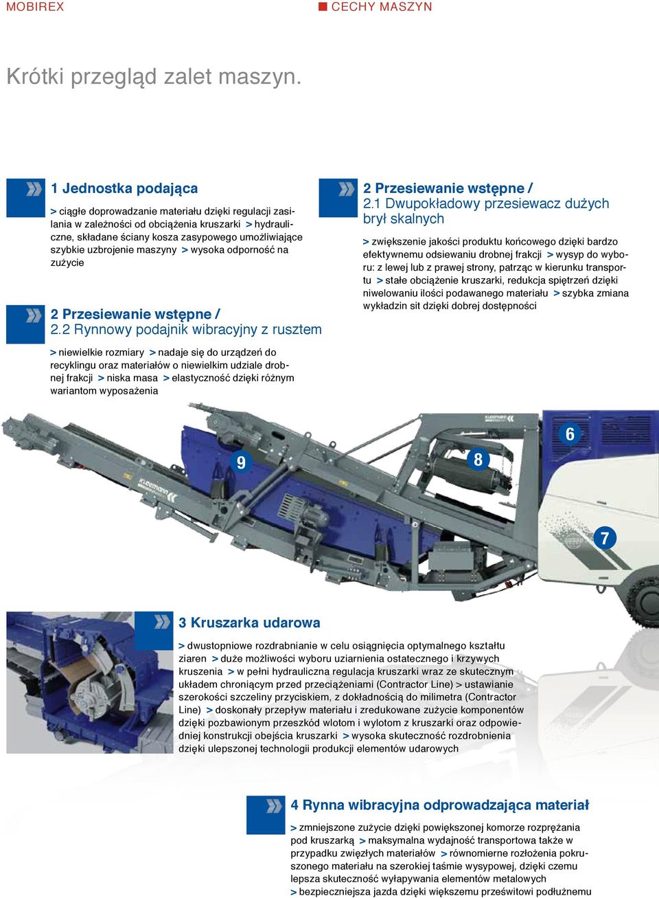 maszyny > wysoka odporność na zużycie 2 Przesiewanie wstępne / 2.2 Rynnowy podajnik wibracyjny z rusztem 2 Przesiewanie wstępne / 2.