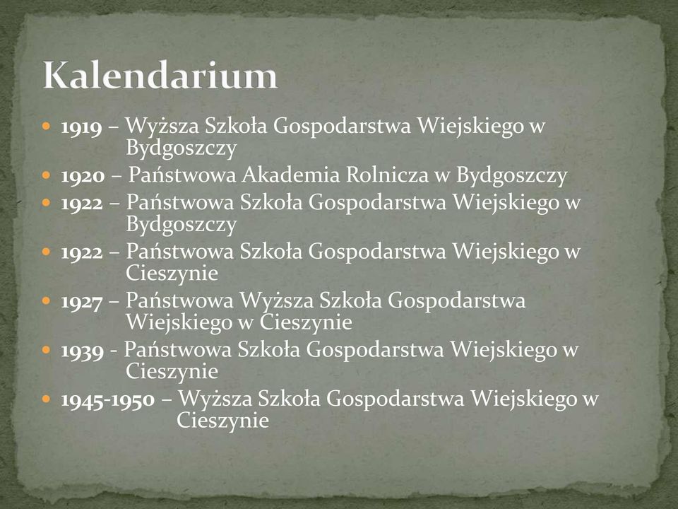 Gospodarstwa Wiejskiego w Cieszynie 1927 Państwowa Wyższa Szkoła Gospodarstwa Wiejskiego w Cieszynie