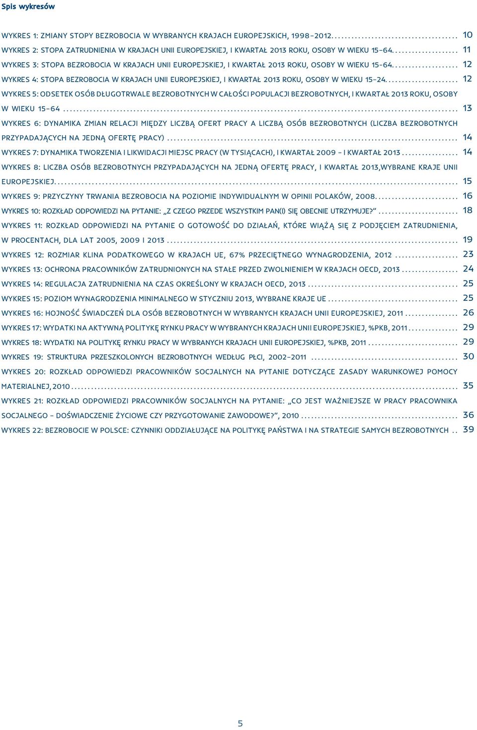 .. 12 WYKRES 4: STOPA BEZROBOCIA W KRAJACH UNII EUROPEJSKIEJ, I KWARTAŁ 2013 ROKU, OSOBY W WIEKU 15 24.