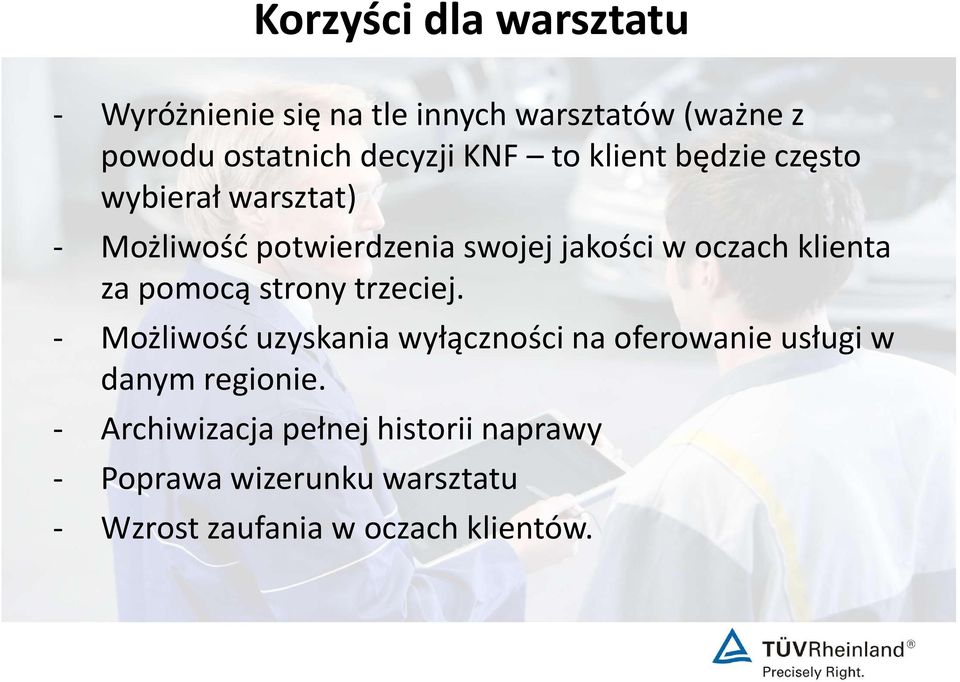 klienta za pomocą strony trzeciej.