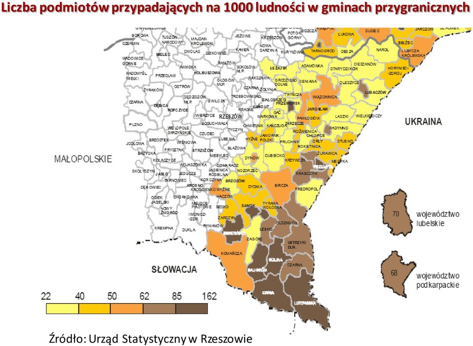 ludności w gminach