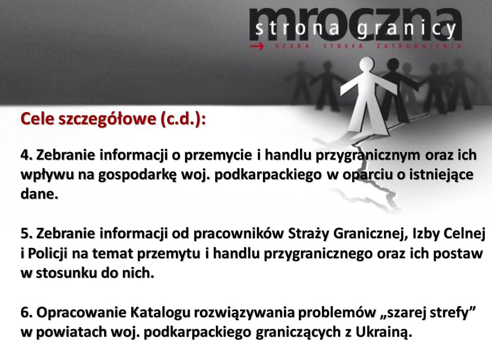 podkarpackiego w oparciu o istniejące dane. 5.