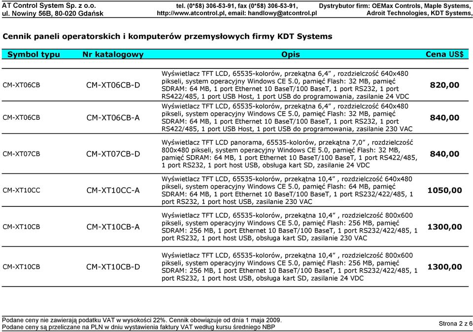 system operacyjny Windows CE 5.